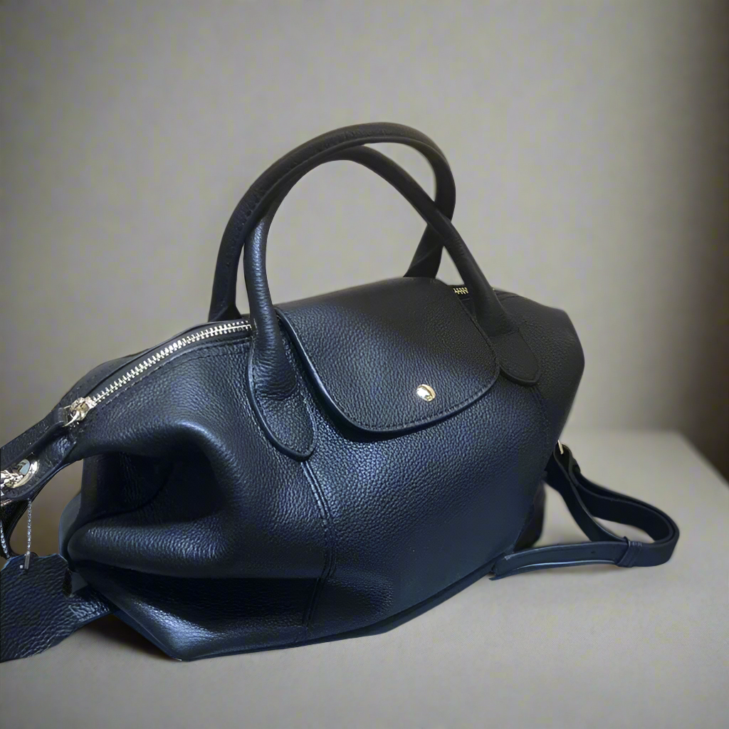 Ophelia Leather Retro Duffle Bag