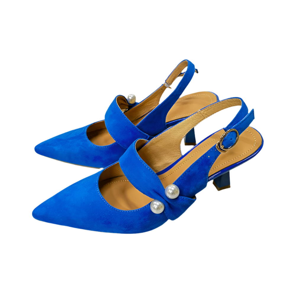 Birkley Slingback Suede Heels