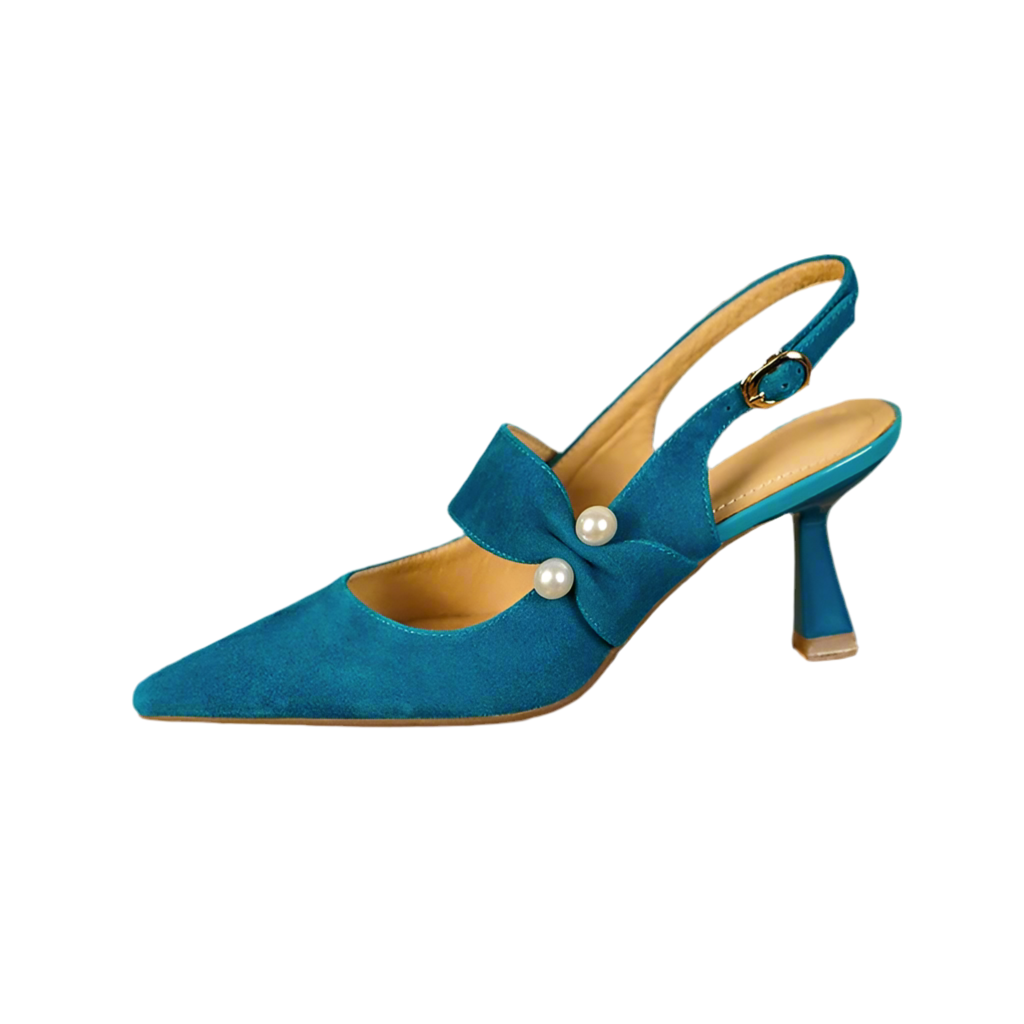 Birkley Slingback Suede Heels