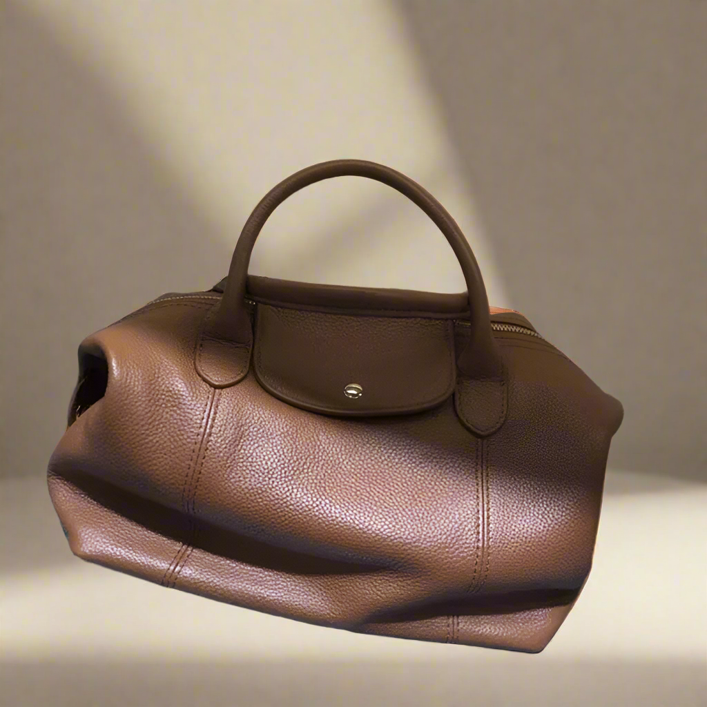 Ophelia Leather Retro Duffle Bag