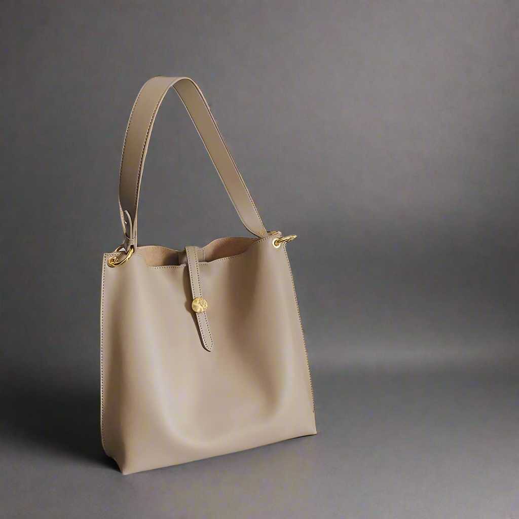 Kylar Leather Bucket Bag