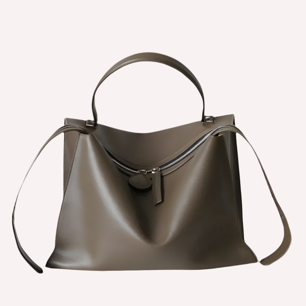 Peyton Messenger Leather Tote