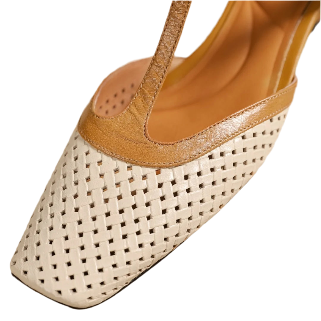 Rori T-Strap Leather Mules