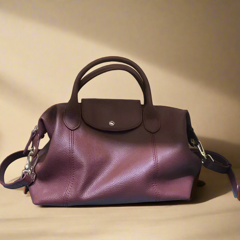 Ophelia Leather Retro Duffle Bag