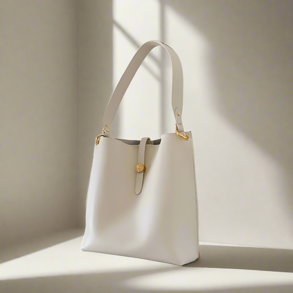 Kylar Leather Bucket Bag