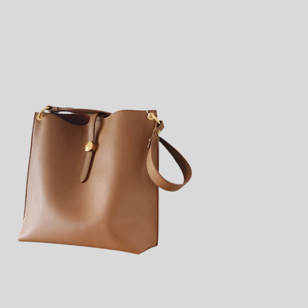 Kylar Leather Bucket Bag